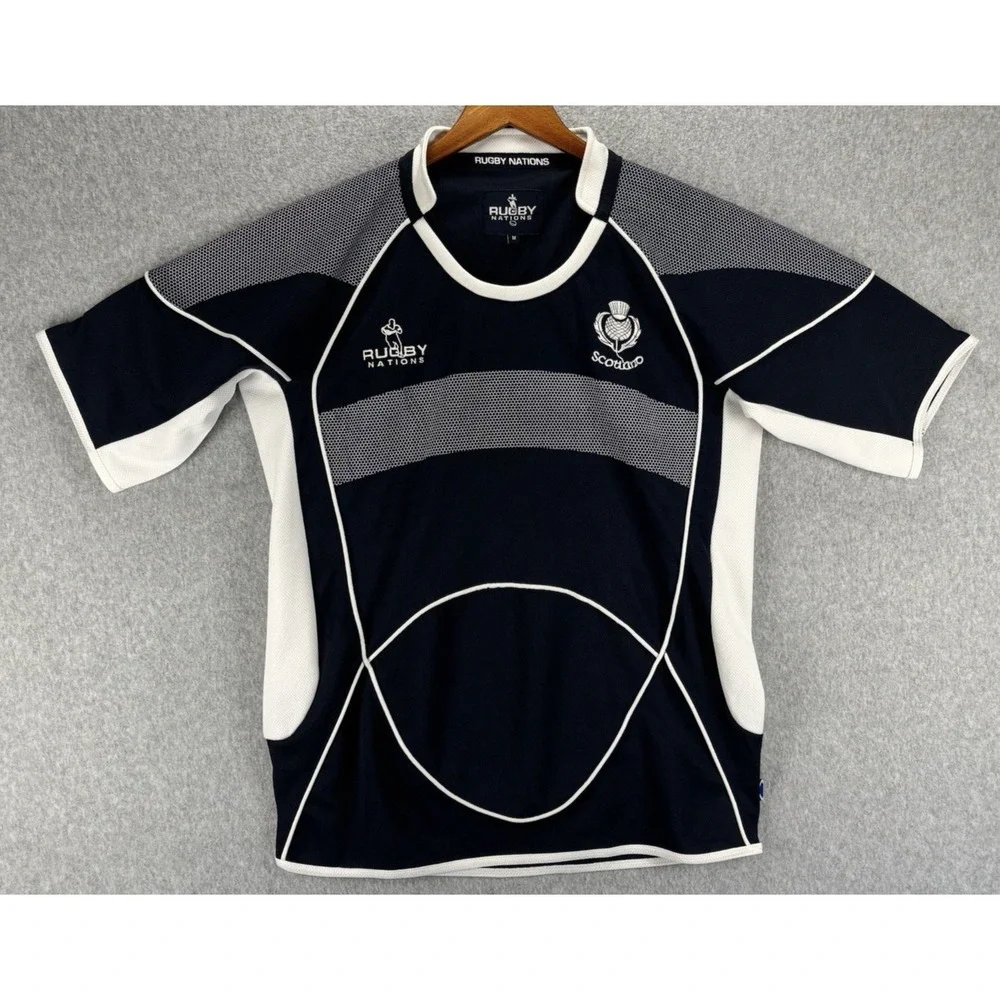 Rugby Nations Scotland Rugby Performance Jersey Men's Medium - Picture 2 of 8